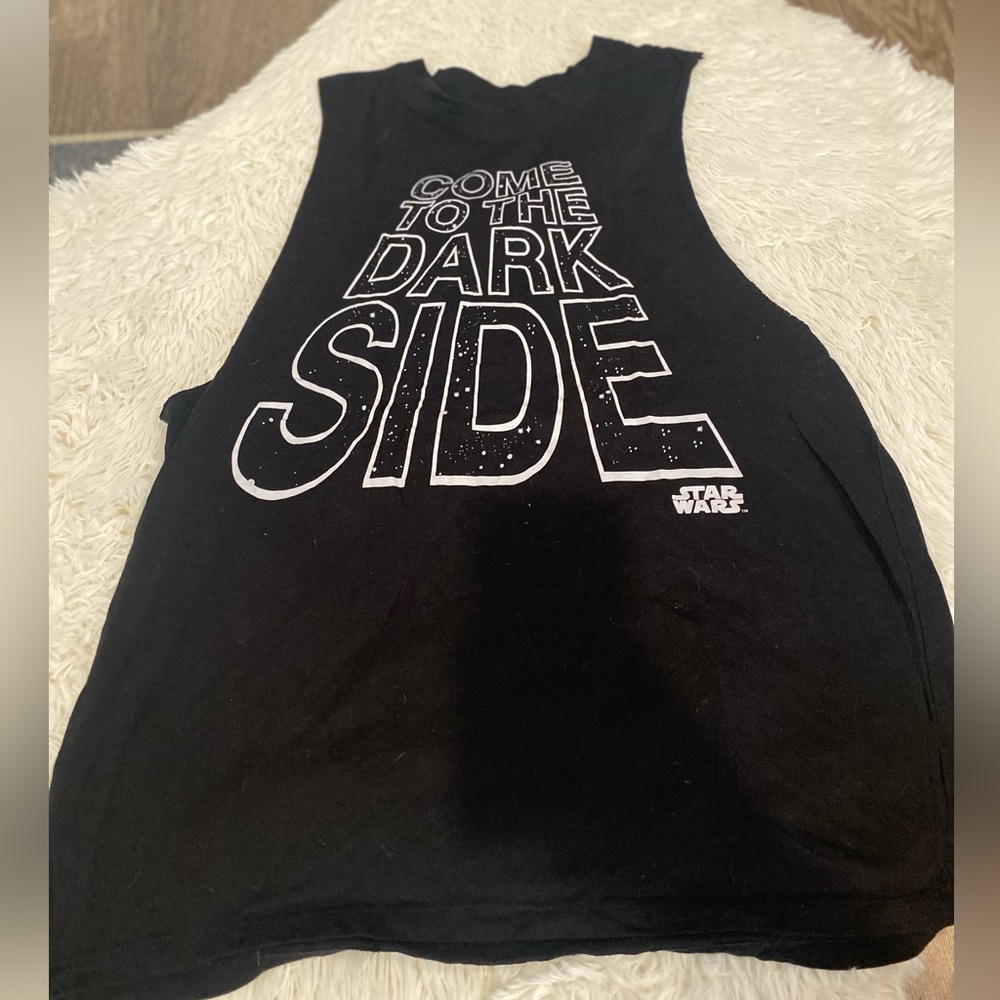 Star Wars muscle tank come to the dark side Disney